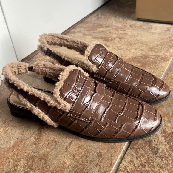 Aerosoles Women's Gabrielle Slingback Loafer Flat 90s Slip On Shoes size 7.5 - Picture 1 of 9